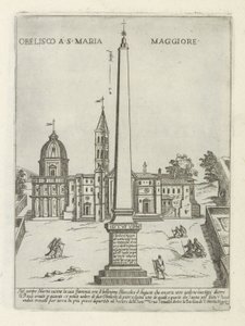 Obelisco davanti a Santa Maria Maggiore da Giovanni Maggi