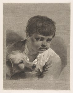 Ragazzo con cane da Giovanni Marco Pitteri