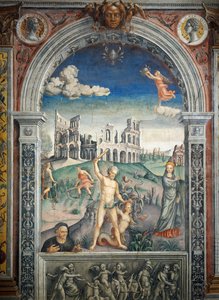 Affresco di Giovanni Maria Falconetto, Sala dello Zodiaco, Palazzo D