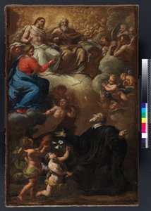 Visione di San Filippo Neri. Modelletto per 