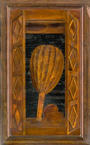 Coro canonico ligneo, intarsiato da Giovanni Maria Platina 1484, stallo superiore