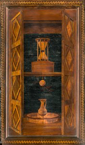 Coro Canonico Ligneo, Intarsiato da Giovanni Maria Platina 1484, Stallo Superiore