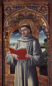 Natività e santi (dettaglio) da Giovanni Mazone