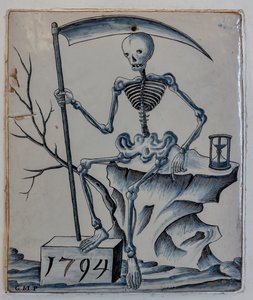 Placca con allegoria della morte da Giovanni Meazzi