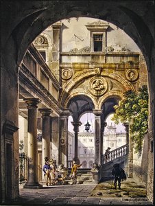 Capriccio architettonico da Giovanni Migliara