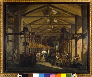Filatura della seta da Giovanni Migliara