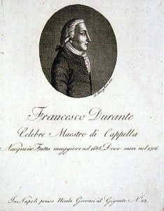 Francesco Durante (1686-1756) da Giovanni Morghen