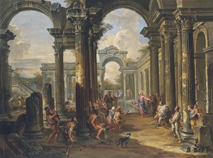 La piscina di Bethesda da Giovanni Paolo Pannini