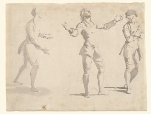 Studi a tre figure da Giovanni Paolo Panini
