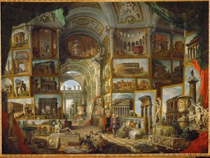 Galleria di vedute di Roma antica, dipinte ... da Giovanni Paolo Pannini or Panini