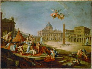 Piazza San Pietro con l