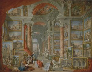 Roma moderna da Giovanni Paolo Pannini