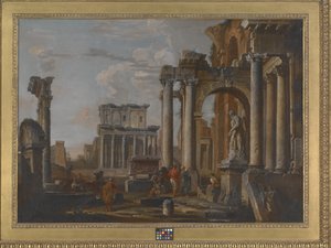 Rovine con il Tempio di Antonino e Faustina