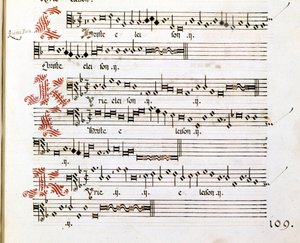 Kyrie manoscritto delle 