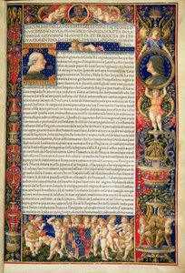 Frontespizio della copia di lusso di 