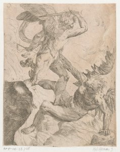 Arcangelo Michele in lotta con il diavolo da Giovanni Pietro Possenti