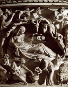 Natività (dettaglio) da Giovanni Pisano