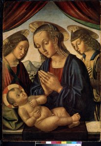 Vergine e bambino con angeli da Giovanni Santi