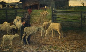 Ritorno al gregge da Giovanni Segantini
