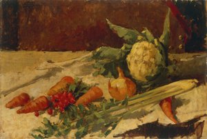 Natura morta con carote da Giovanni Segantini