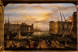La Marina di Livorno e la Fortezza Medicea sullo Sfondo