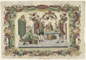 Il Figliol Prodigo chiede al padre la sua eredità da Giovanni Volpato (possibly)