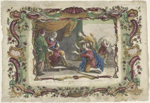 I fratelli di Giuseppe si inginocchiano davanti a lui in Egitto (La vita di Giuseppe)