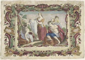 Vestire i nudi (De werken van barmhartigheid) da Giovanni Volpato