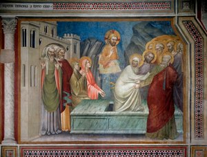 La resurrezione di Lazzaro da Giovanni da Milano