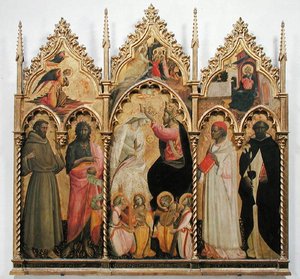 Incoronazione della Vergine con Santi, c.1420 da Giovanni dal Ponte
