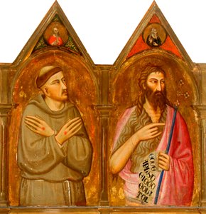 San Francesco e San Giovanni Battista (pannelli di sinistra del trittico)