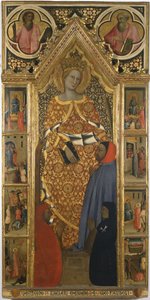 Santa Caterina con scene della sua vita da Giovanni del Biondo