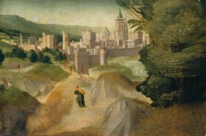 Scene di una leggenda, probabilmente c. 1515-1520 da Giovanni di Lorenzo Larciani