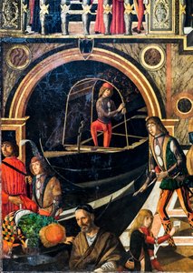 La guarigione miracolosa della figlia di Benvegnudo da San Polo grazie a una reliquia della croce, 1502 circa (olio su tela)