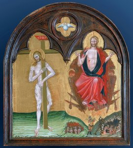 Il Cristo sofferente e trionfante da Giovanni di Paolo