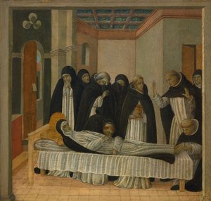 La morte di Santa Caterina da Siena da Giovanni di Paolo