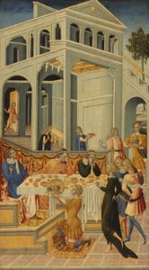 La testa di San Giovanni Battista portata davanti a Erode