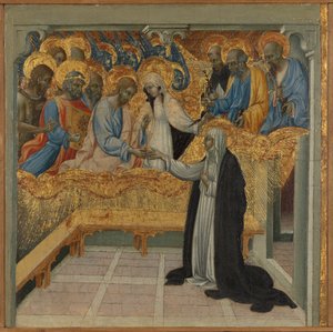 Il matrimonio mistico di Santa Caterina da Siena da Giovanni di Paolo