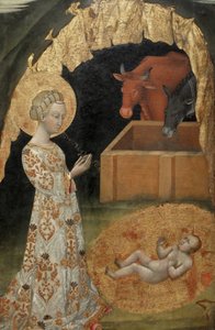 La Natività, San Victtorino, San Ansano, dettaglio centrale