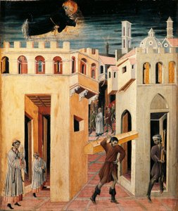 Miracolo di San Nicola da Tolentino da Giovanni di Paolo di Grazia