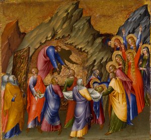 La sepoltura di Cristo, dall