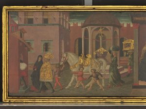 La Storia di Traiano e la Vedova (dettaglio) da Giovanni di Ser Giovanni Scheggia