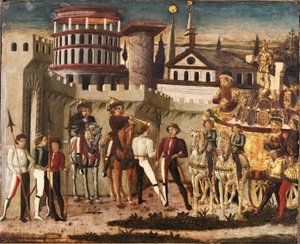 Scena di trionfo all
