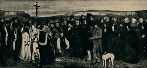 Funerale a Ornans, c1850, 1935 da Giraudon