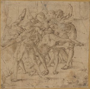 Scena di battaglia da Girolamo Genga