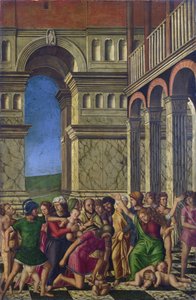 Il massacro degli innocenti. Dipinto di Girolamo Mocetto, ca 1510-1520
