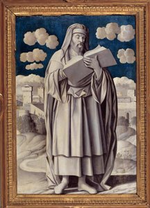 Ritratto a figura intera del filosofo greco Aristotele da Girolamo Mocetto