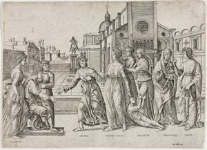 La calunnia di Apelle da Girolamo Mocetto