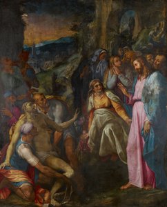 Resurrezione di Lazzaro, 1592 da Girolamo Muziano