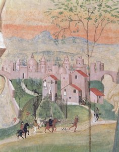 Veduta della città di Prato (dettaglio) da Girolamo Ristori